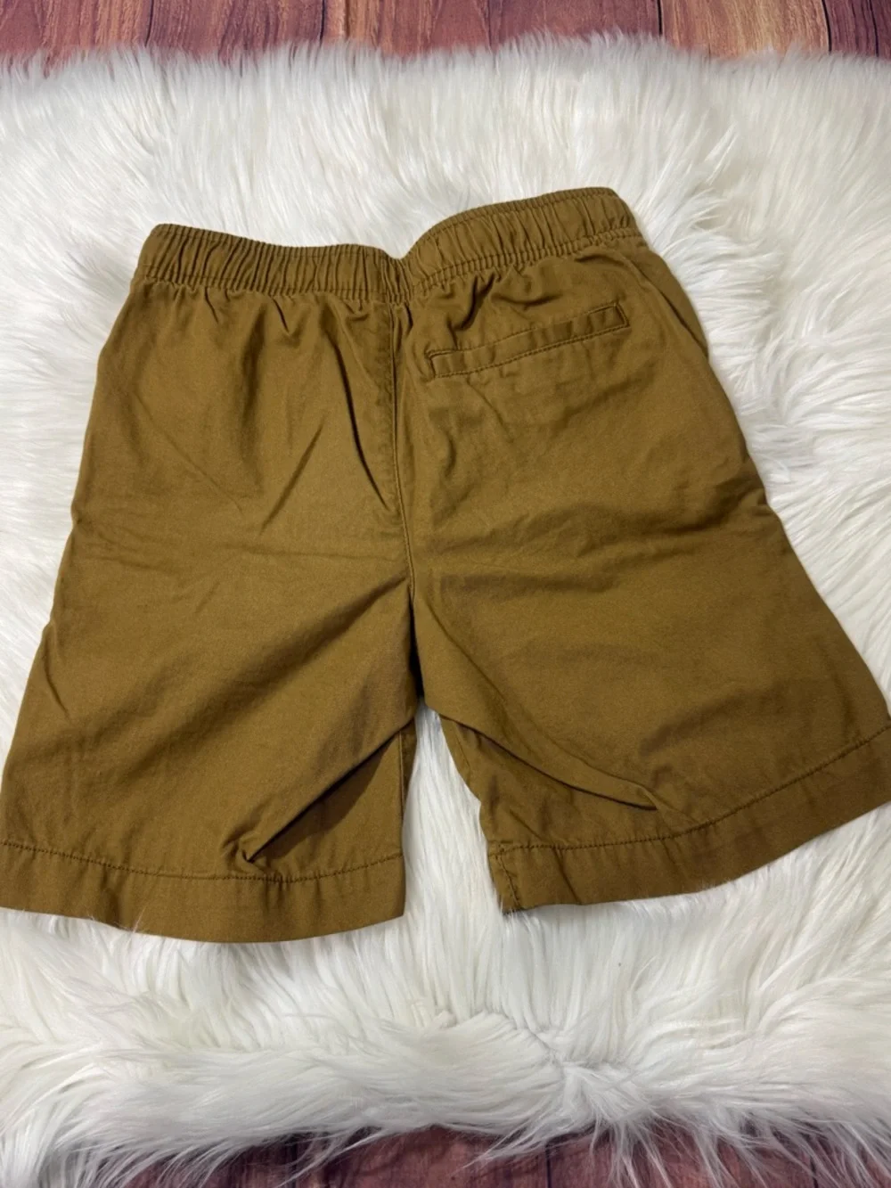 Old Navy Relaxed Fit Brown Pull On Cotton Shorts - Boys Size M (8)